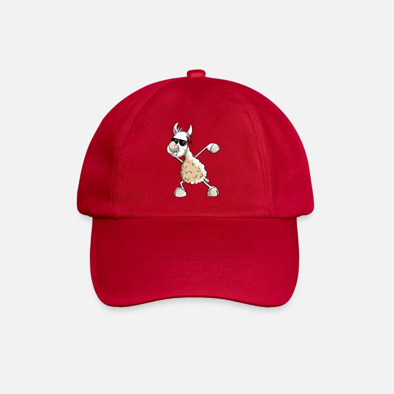 Cool Dab Dance Lama - Dabbing Alpaga - Comic Fun - Casquette classique - rouge classique