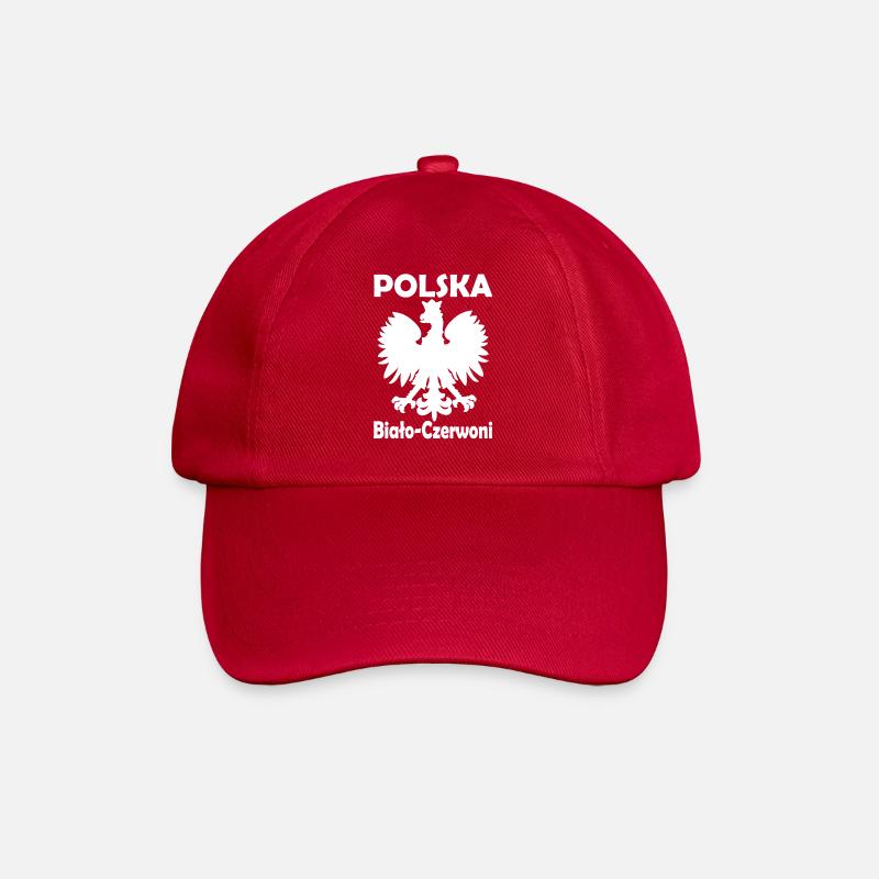 POLSKA - Baseball Cap - classic red