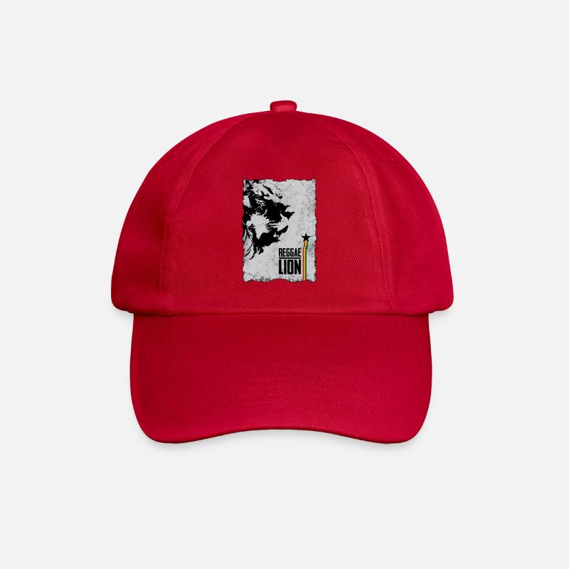 reggae lion2 - Baseball Cap - classic red