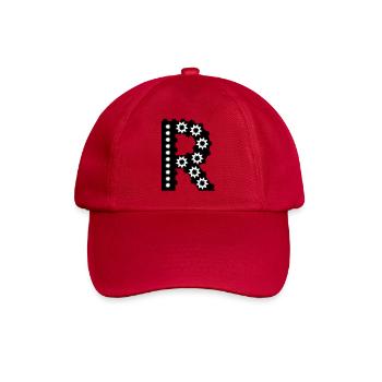Letter R - Baseball Cap - classic red - Front