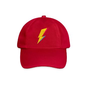 bolt of lightning 80s - Baseballkappe - klassisch Rot - Vorne