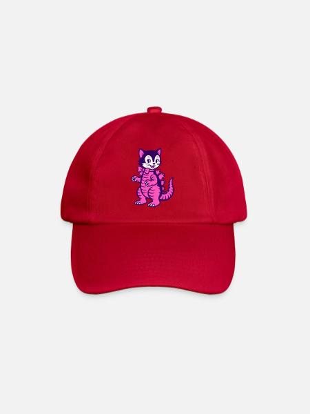 Monster Cat - Baseballkappe - klassisch Rot