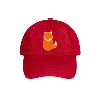 Redhair Fox – Funny Kawaii Comic Design Fox - Baseball Cap - classic red - Front