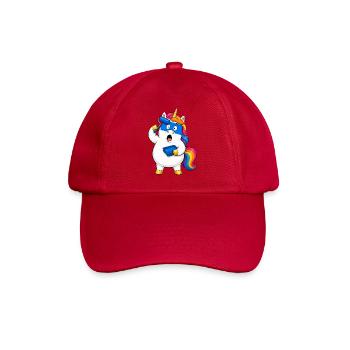Clumsy Unicorn Paint Roller Fail - Baseball Cap - classic red - Front