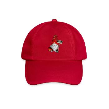Pflege Wichtel Weihnachtsgnom - Baseballkappe - klassisch Rot - Vorne