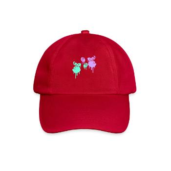 Graffiti Drop Monkey Heads Spray Faces Team - Casquette classique - rouge classique - Devant
