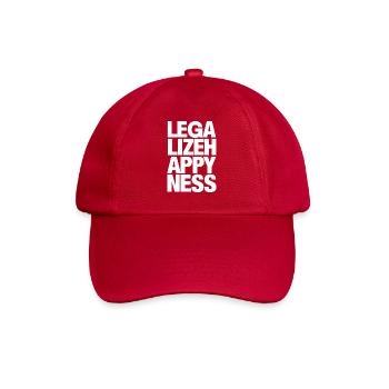 Légaliser Bonheur T-shirt - Casquette classique - rouge classique - Devant