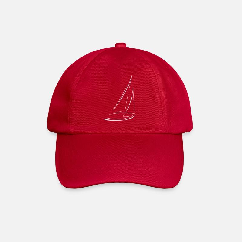 bateaux - Casquette classique - rouge classique