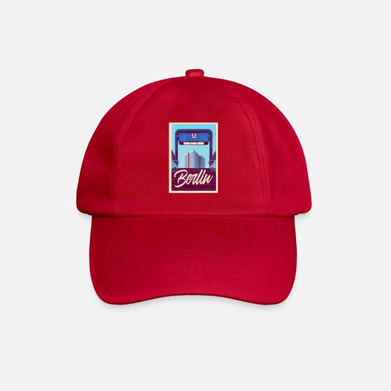 Berlin U-Bahn - Baseball Cap - classic red