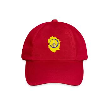 Solidarité Paix – Couleurs de l’Ukraine - Casquette classique - rouge classique - Devant