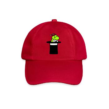 Caterpillar Top Hat Magician Wizard Magic Trick Cute - Baseball Cap - classic red - Front