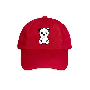 Bär Bärchen T-shirt Geschenk - Baseballkappe - klassisch Rot - Vorne