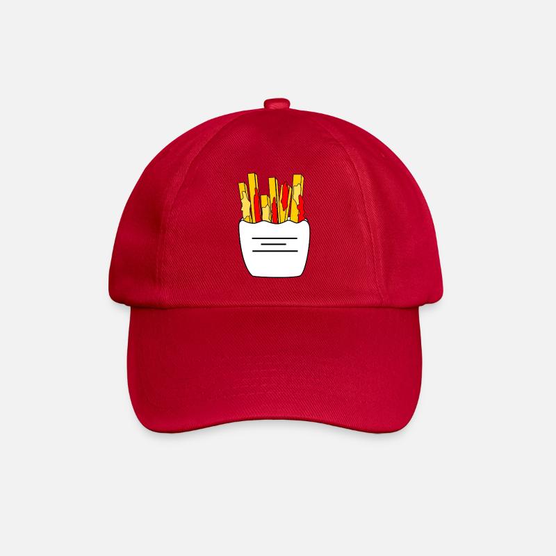 Pommes_Schranke - Baseballkappe - klassisch Rot