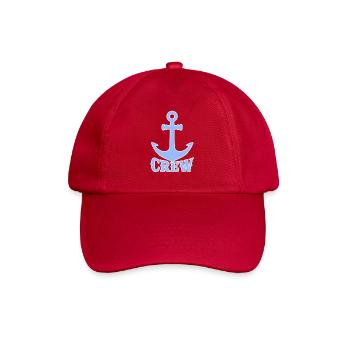 Anker Crew Logo Illustration - Baseballkappe - klassisch Rot - Vorne