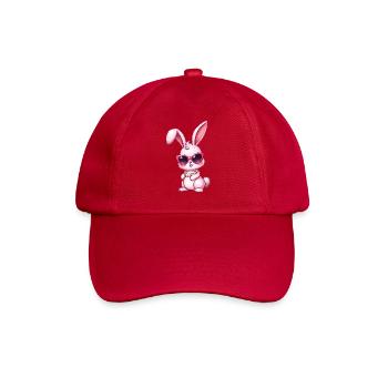 Kaninchen - Baseballkappe - klassisch Rot - Vorne
