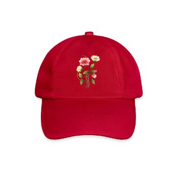 Fleur - Casquette classique - rouge classique - Devant