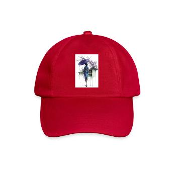 Urban Kimono Under Umbrella - Baseball Cap - classic red - Front