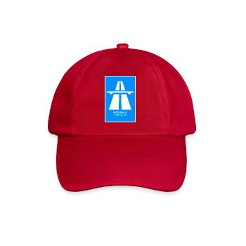 Motorway Liverpool M62 Vintage Poster - Baseball Cap - classic red - Front
