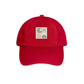 Minimilist art - Baseball Cap - classic red - Front