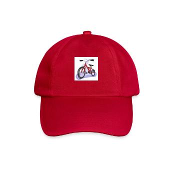 Fahrrad in roter Farbe - Baseballkappe - klassisch Rot - Vorne