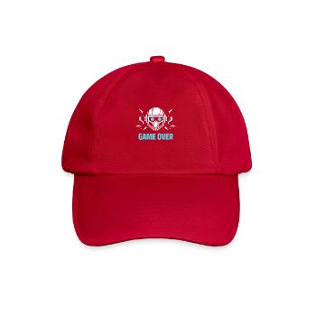 casque futuriste - "game over" - Casquette classique - rouge classique - Devant