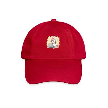 programming unicorn - Baseball Cap - classic red - Front