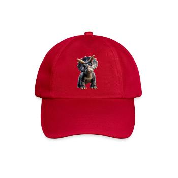 Triceratops Dinosaure Dinos Triceratops Dino - Casquette classique - rouge classique - Devant
