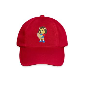 Lion Vase - Baseball Cap - classic red - Front