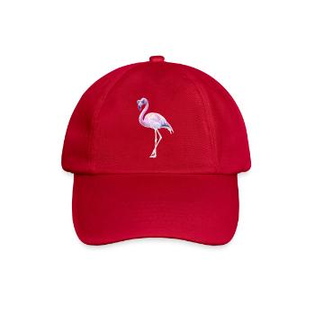 Motif d’été de flamant rose avec lunettes de soleil - Casquette classique - rouge classique - Devant