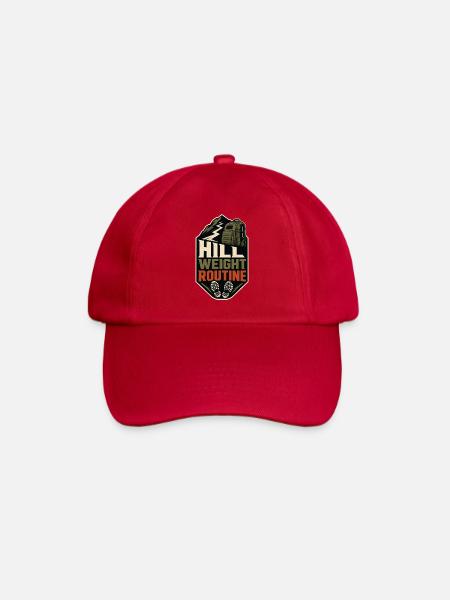 HILL WEIGHT ROUTINE - Baseballkappe - klassisch Rot