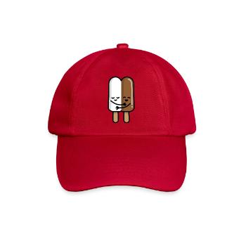 Paire mixte de sucettes glacées Amour métis - Casquette classique - rouge classique - Devant