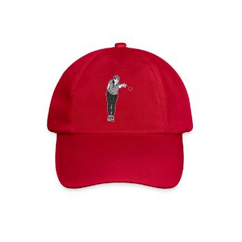 Joueur de pétanque Gaucher - Casquette classique - rouge classique - Devant