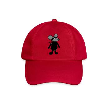 Mouse Evil Robber Ninja Raid Thief Burglar - Baseball Cap - classic red - Front