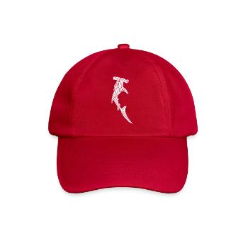 Der weißer Hammerhai - Baseballkappe - klassisch Rot - Vorne