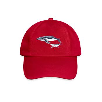 baleine à bosse - baleine à la baleine à bosse Bosse - Casquette classique - rouge classique - Devant