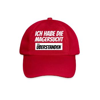 ich habe die Magersucht überstanden - Baseballkappe - klassisch Rot - Vorne