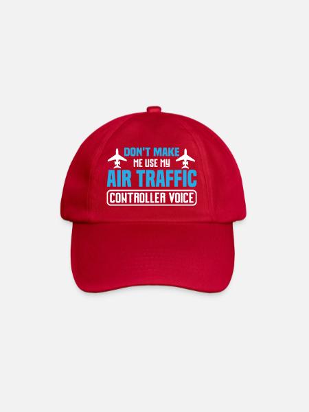 Humorvolles Flugzeug-Design für Flugbegeisterte - Baseballkappe - klassisch Rot