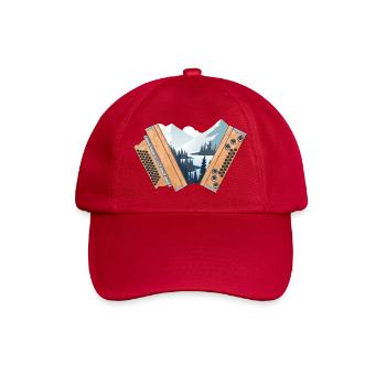 Styrian Harmonica Home Winter | ZiachON! - Baseball Cap - classic red - Front