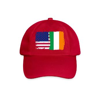 Flag Fusion: Stars and Shamrock - Baseball Cap - classic red - Front