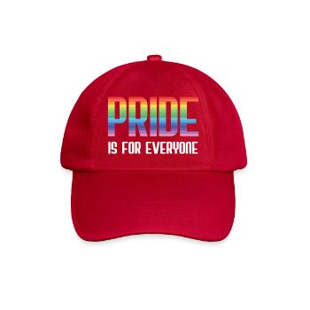 LGBT Pride Month - Pride is for everyone - Baseball Cap - classic red - Front