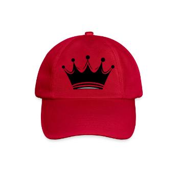 Couronne Reine/Roi personnalisable - Casquette classique - rouge classique - Devant
