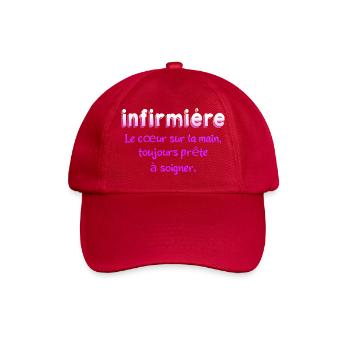 NURSE NURSE DOCTOR HUMOR DRÖLES 16 - Baseball Cap - classic red - Front