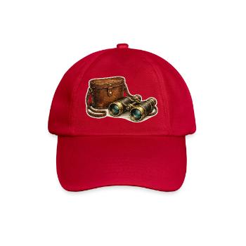 Sacoche à jumelles d’expédition vintage - Casquette classique - rouge classique - Devant