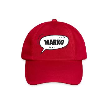 First name Marko - Baseball Cap - classic red - Front