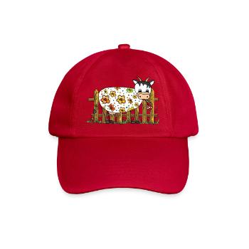 Cow - Baseball Cap - classic red - Front