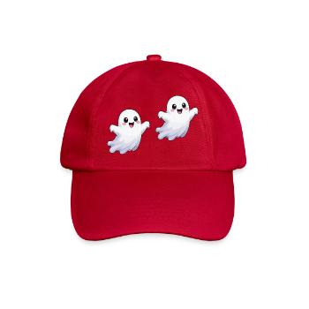 Kawaii Ghost Joy Print - Baseball Cap - classic red - Front