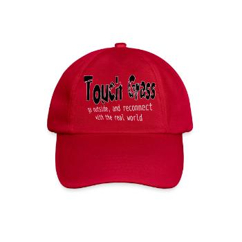 Touchin Grass Outdoor Reconnect - Baseball Cap - classic red - Front