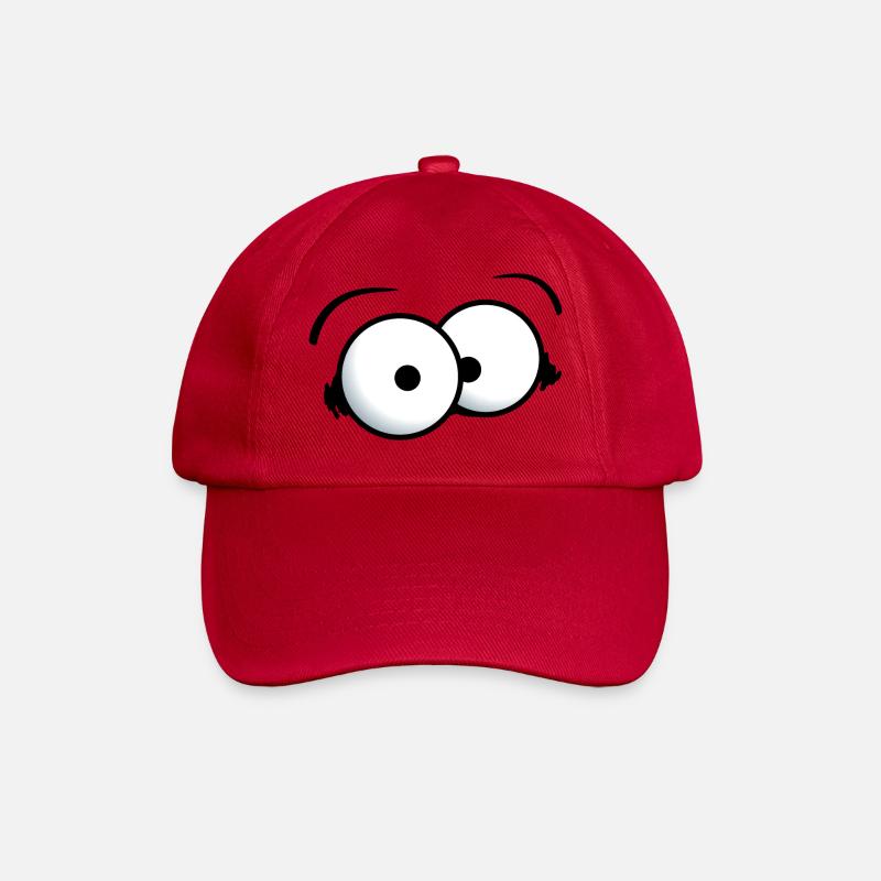 Design de Yeux Abstraits en 3D - Casquette classique - rouge classique