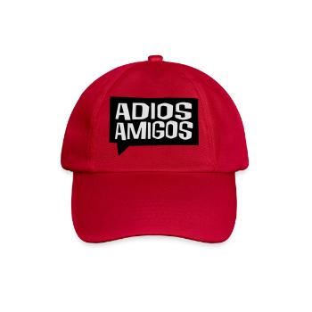 2541614 113258680 Adios Amigos - Baseballkappe - klassisch Rot - Vorne