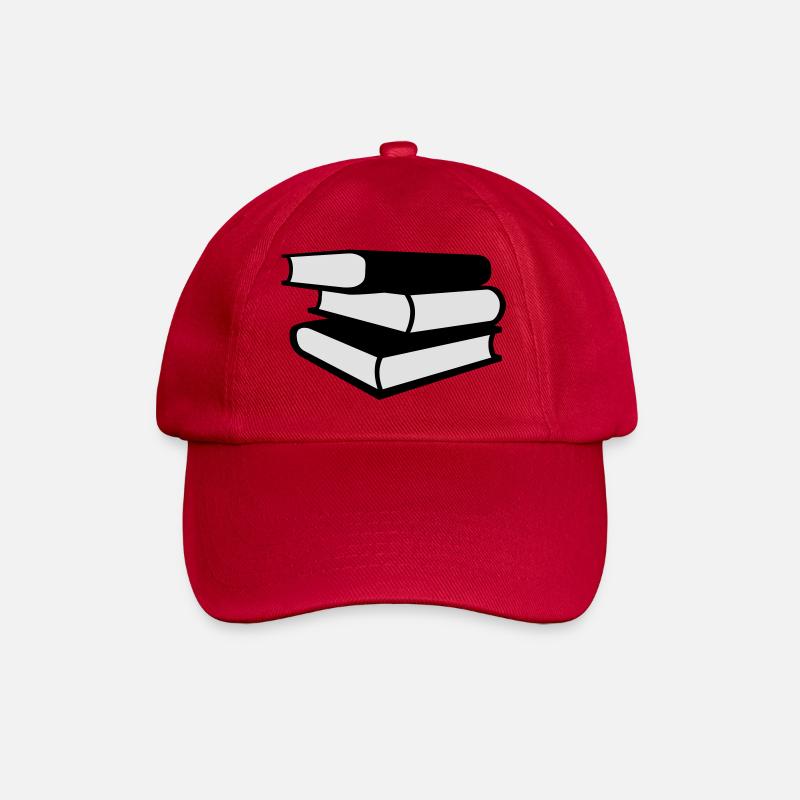 Books - Baseball Cap - classic red